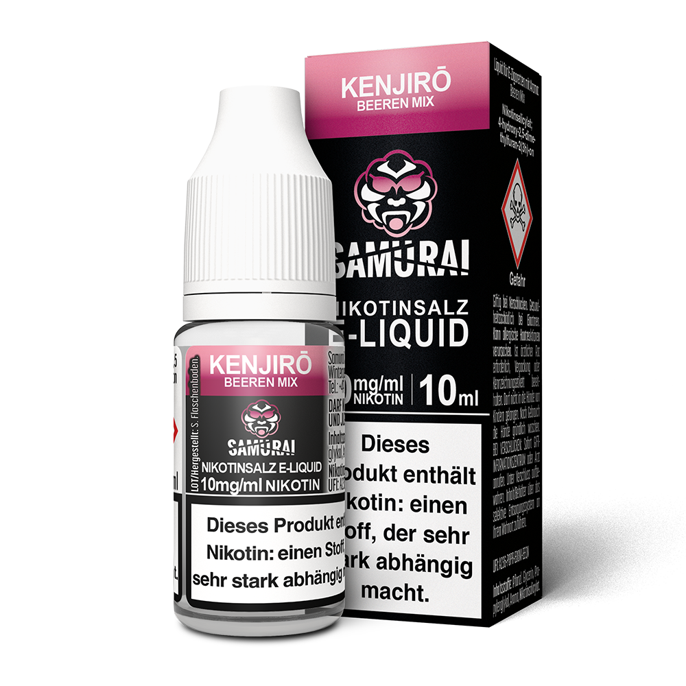 Samurai Kenjiro Beeren Mix Nikotinsalz Liquid 10mg