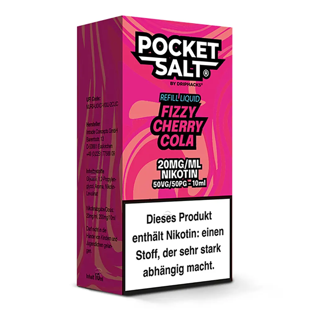 Pocket Salt Fizzy Cherry Cola Nikotinsalz Liquid 20mg