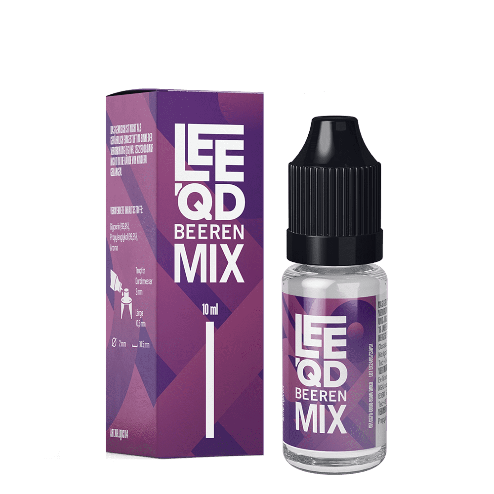 LEEQD Liquid Crazy Beeren Mix 0mg