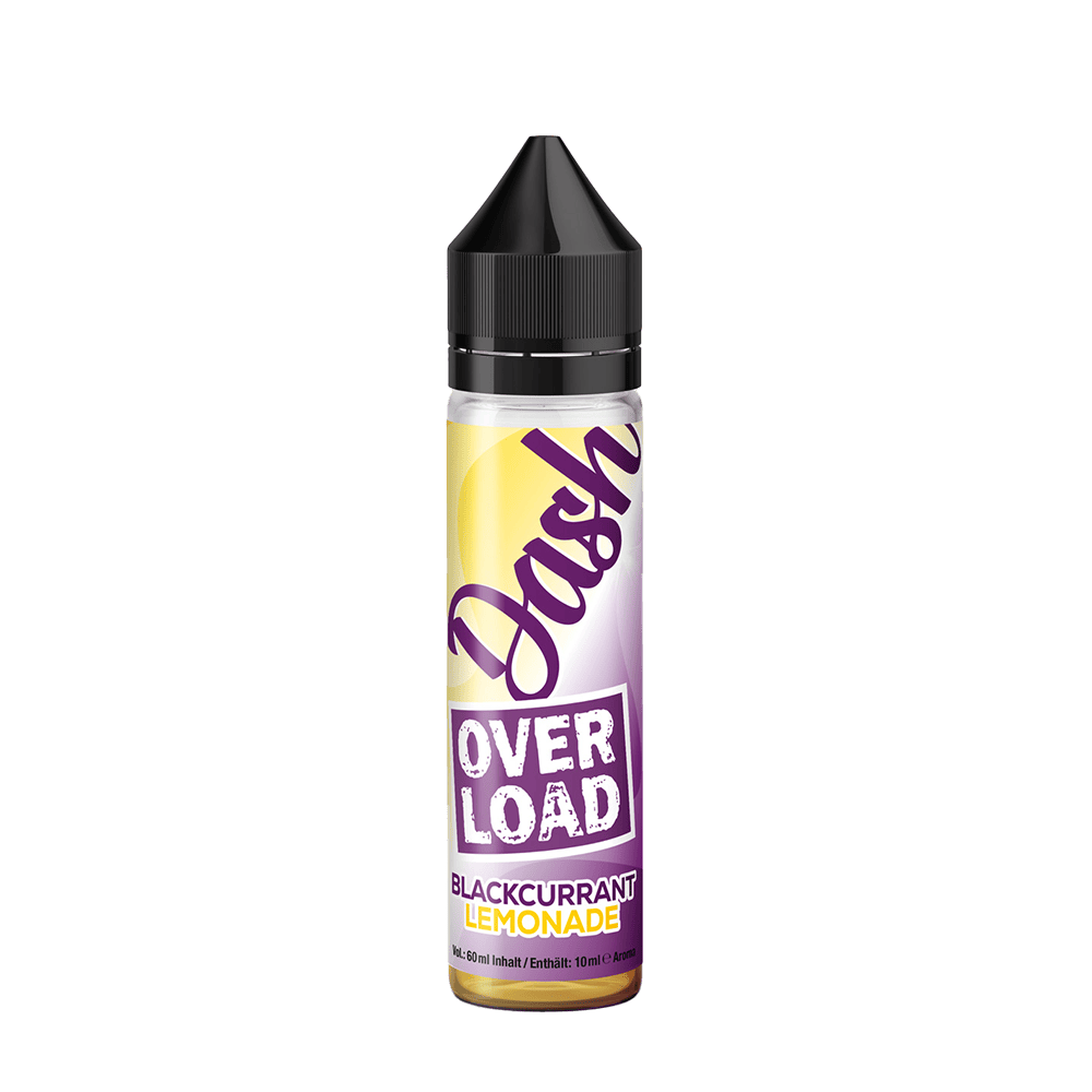 Dash Overload Aroma Longfill - Blackcurrant Lemonade - 10ml in 60ml Flasche 