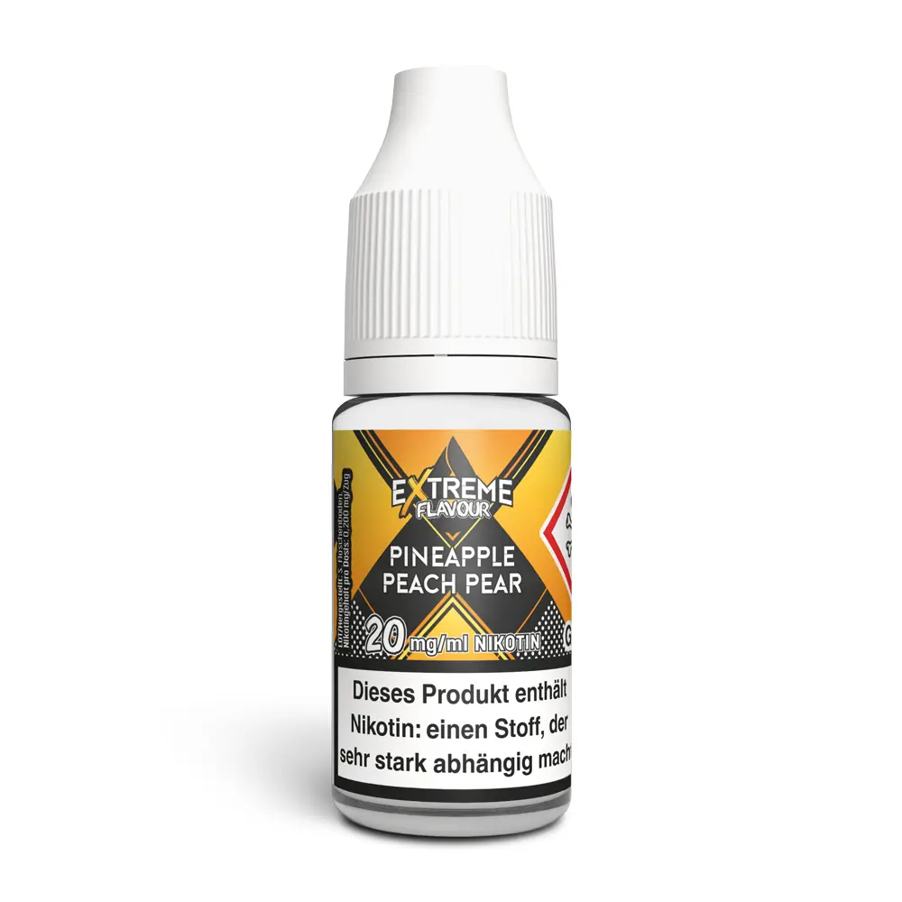 Extreme Flavour - Pineapple Peach Pear - Overdosed Liquid 20mg 10ml HYBRID NICSALT 