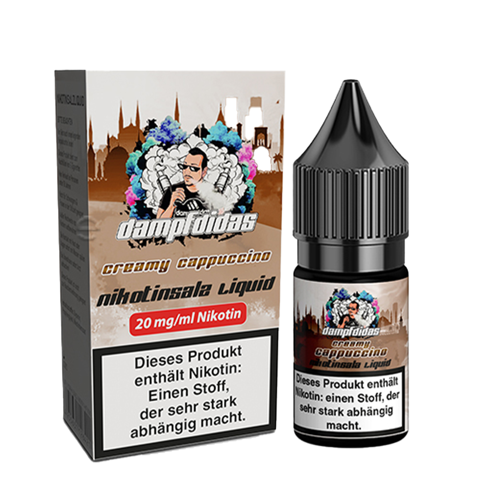 Dampfdidas Creamy Cappuccino Nikotinsalz Liquid 10mg