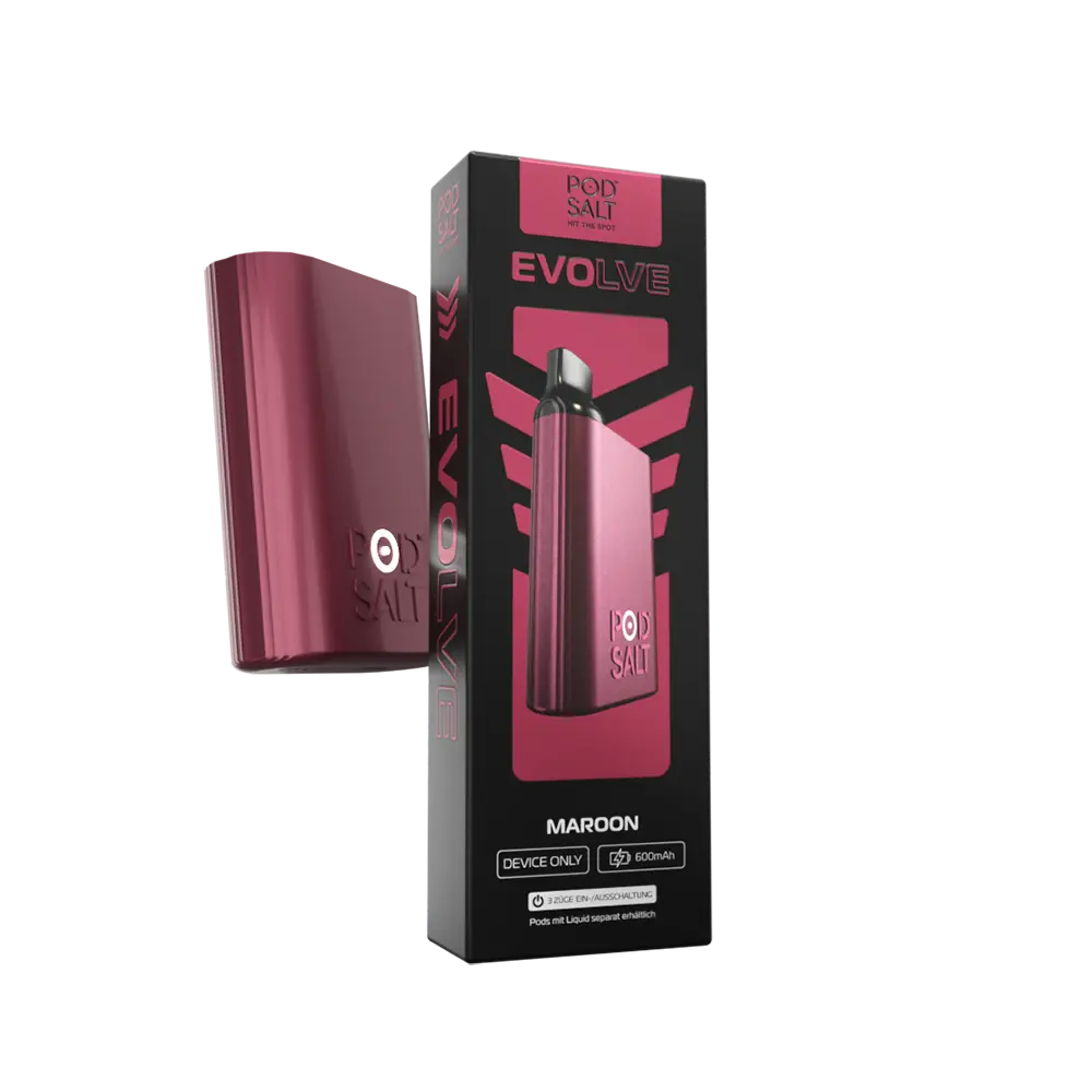 Pod Salt Evolve Box Maroon