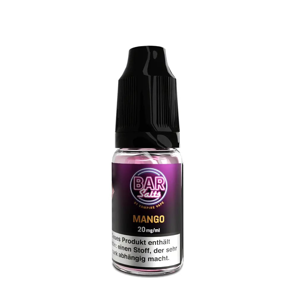 Bar Salts Nikotinsalz - Mango - Liquid 20mg 10ml by Vampire Vape 