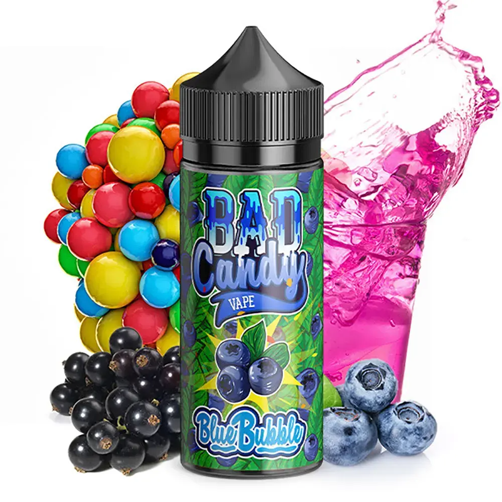 Bad Candy Blue Bubbles Aroma 10ml in 120ml Flasche 