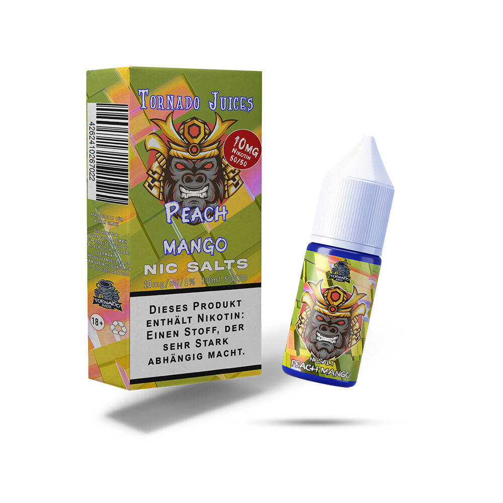 Tornado Juices Peach Mango Nikotinsalz Liquid 10mg