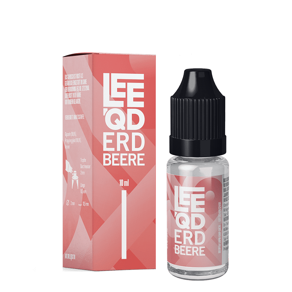 LEEQD Liquid Fruit Erdbeere 0mg