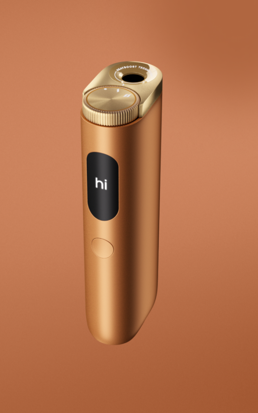 Glo Hyper Pro Device Amber Bronze Seitenansicht