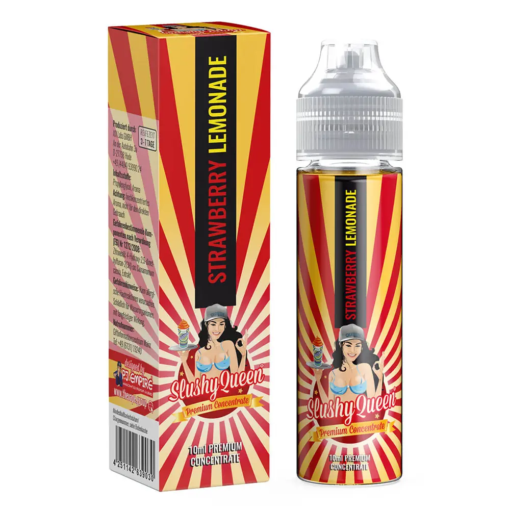 PJ Empire Longfill - Strawberry Lemonade - 10ml Aroma in 60ml Flasche 