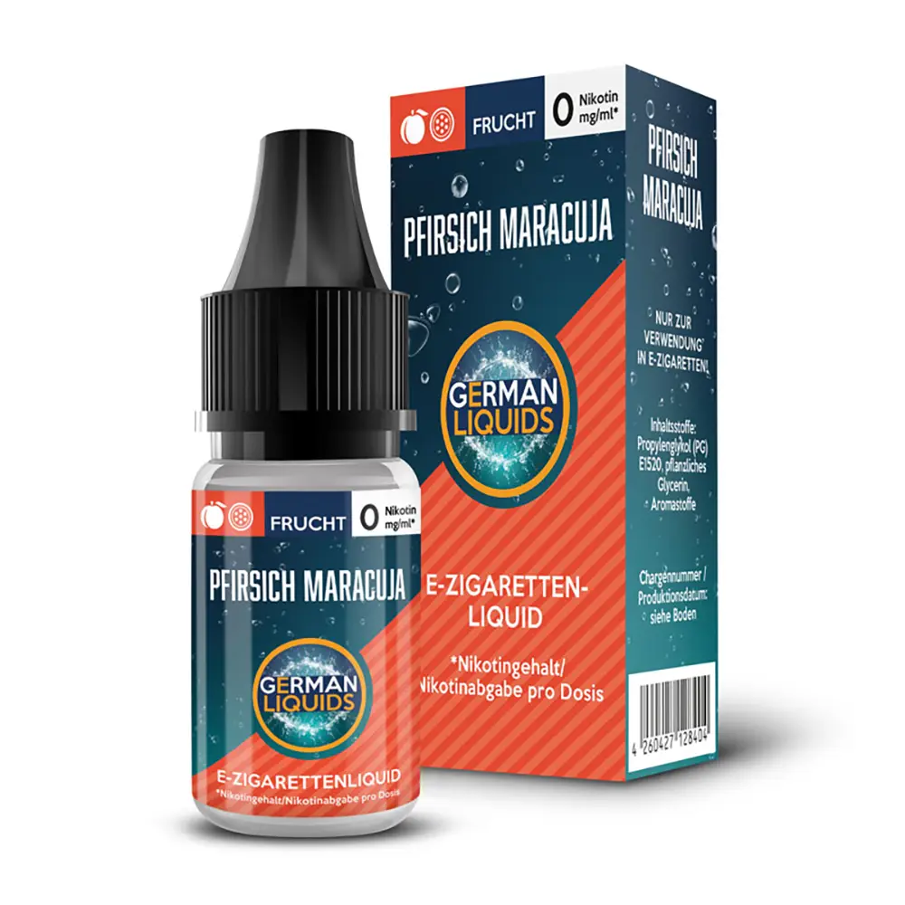 German Liquids Pfirsich Maracuja 0mg