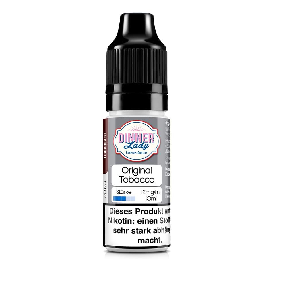 Dinner Lady Liquid Original Tobacco 12mg