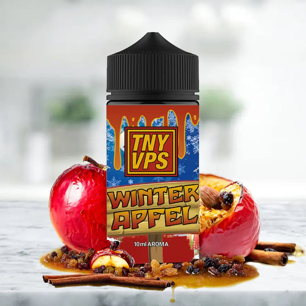 Tony Vapes Longfill - Winter Apfel - 10ml in 100ml Flasche 