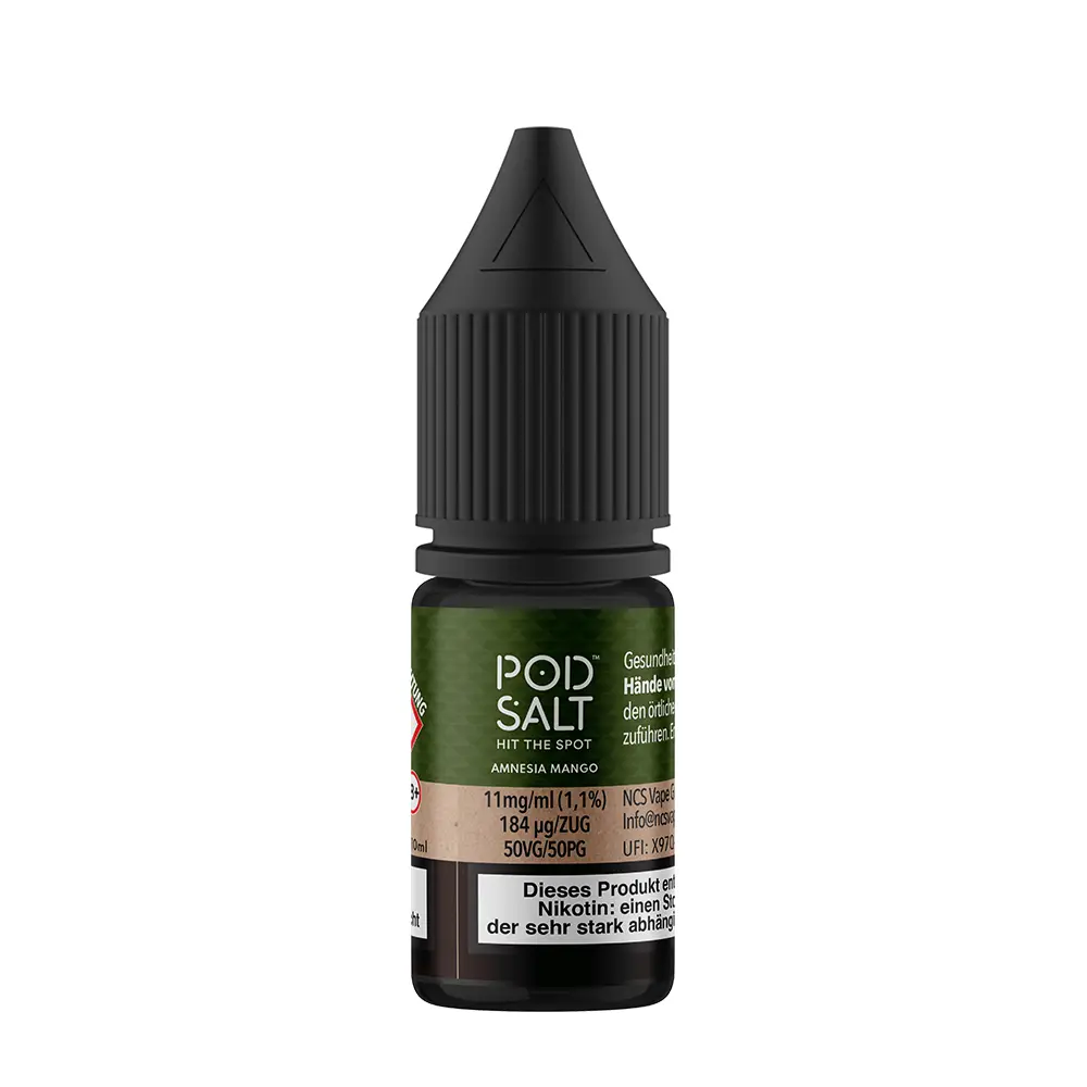 Pod Salt Fusion - Amnesia Mango - 10ml Liquid 11mg Nikotinsalz 