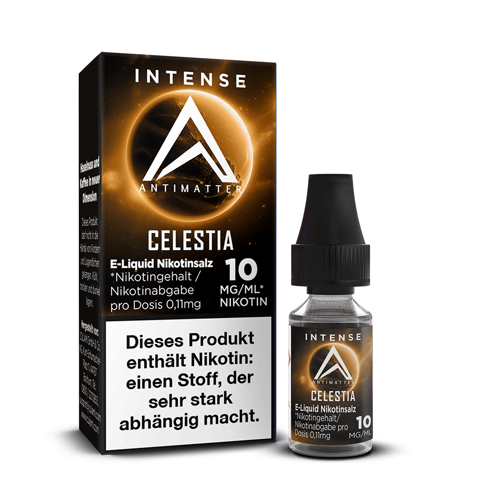 Antimatter Intense Nikotinsalz - Celestia - 10mg 10ml Liquid 