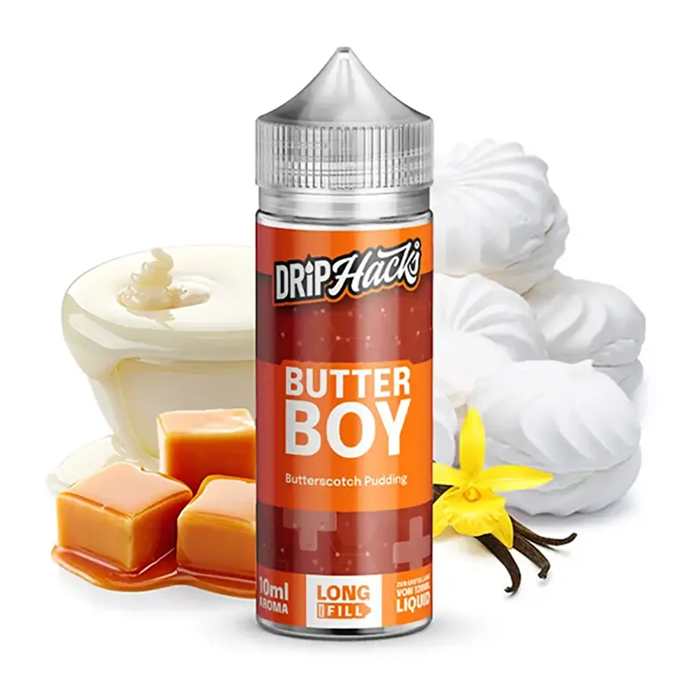 Drip Hacks Butterboy 10ml in 120ml Flasche 