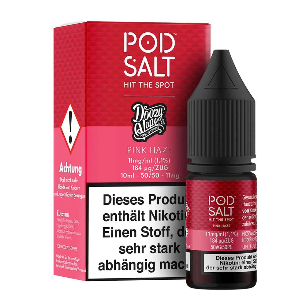 Pod Salt Fusion - Pink Haze - 10ml Liquid 11mg Nikotinsalz 