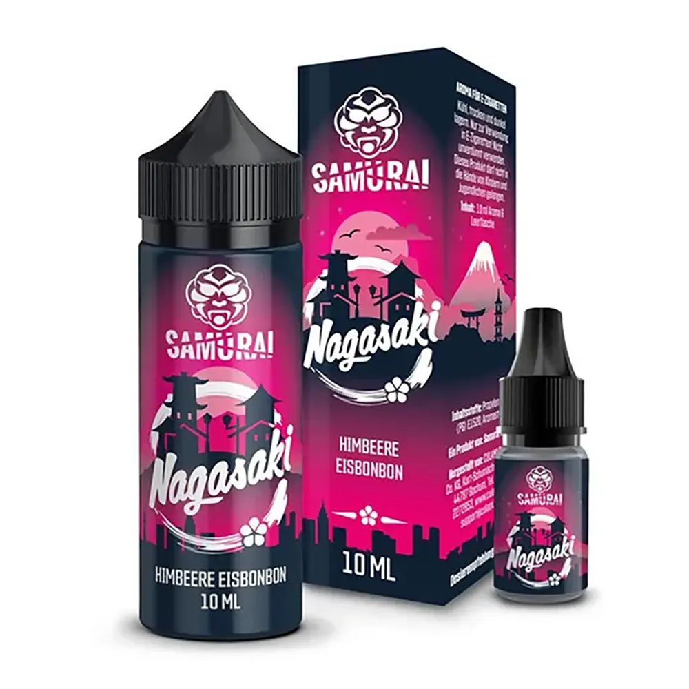 Samurai Nagasaki 10ml Aroma in 120ml Chubby 