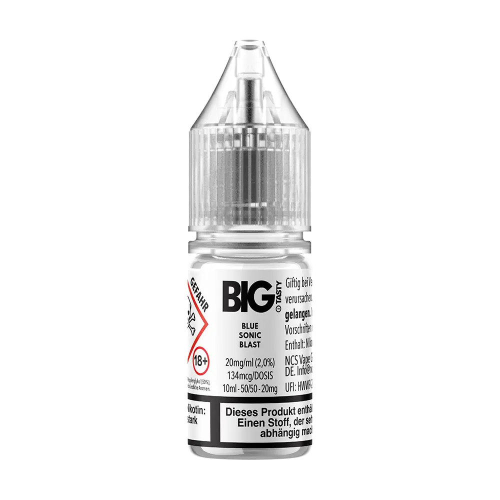 Big Tasty - Blue Sonic Blast - 20mg 10ml Nikotinsalz Overdosed Liquid 