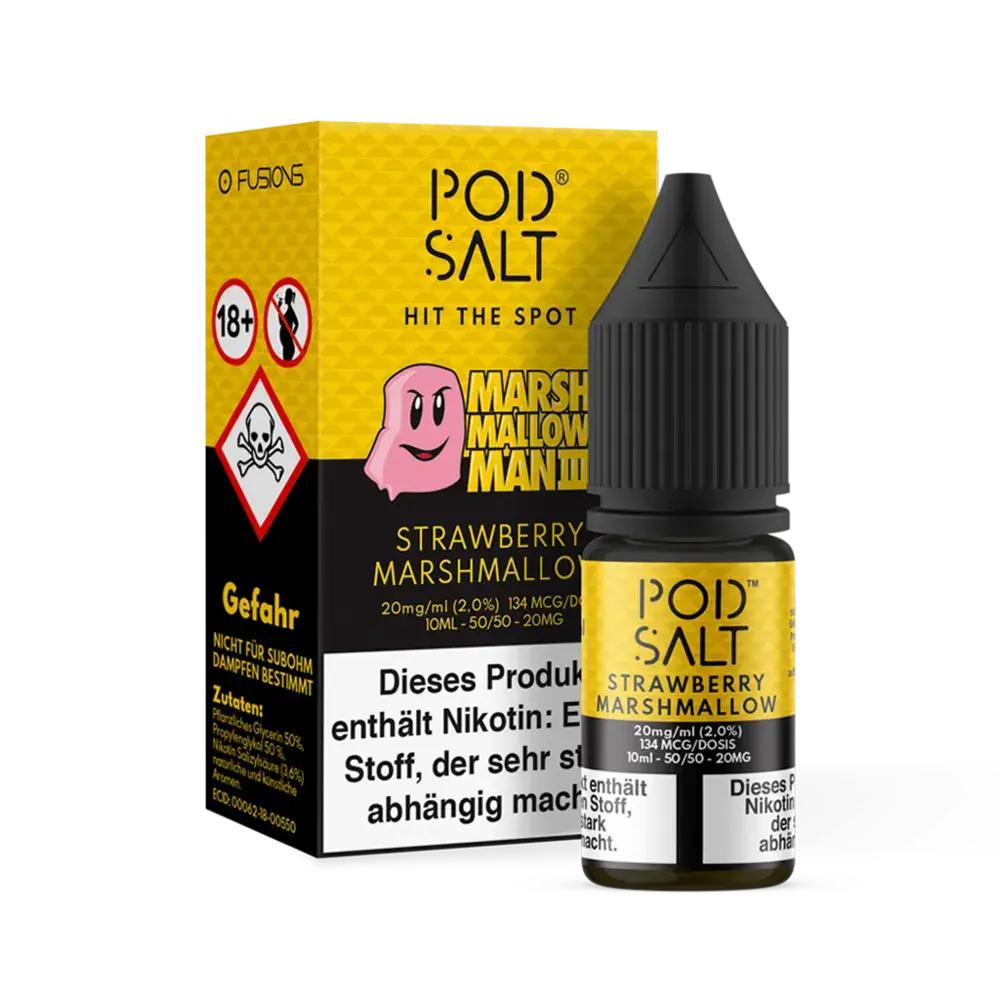 Pod Salt Fusion Marshmallow Man III 10ml 20mg 