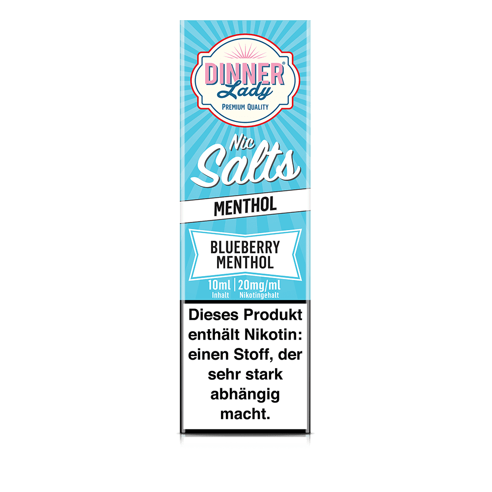 Dinner Lady Blueberry Menthol Nikotinsalz Liquid 20mg