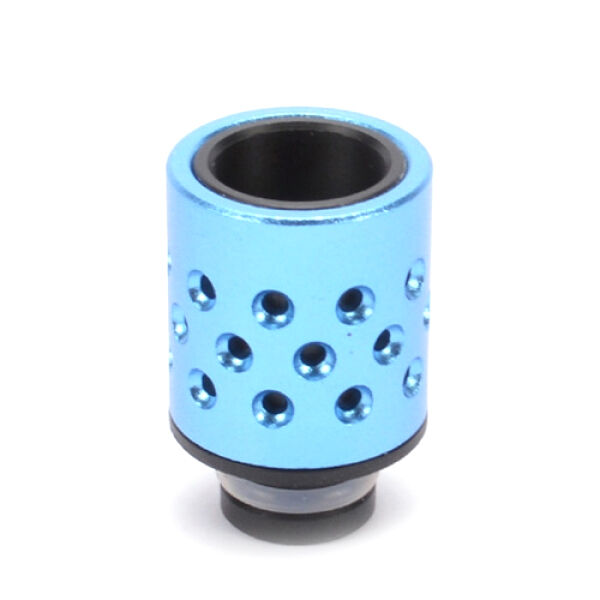 Drip Tip Honeycomb Alu Blau