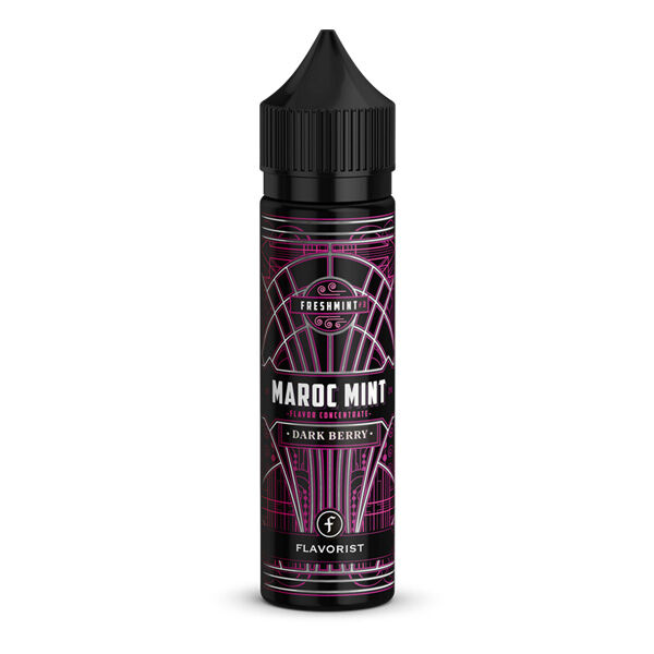 Flavorist Maroc Mint Dark Berry Aroma 10ml in 60ml Flasche 