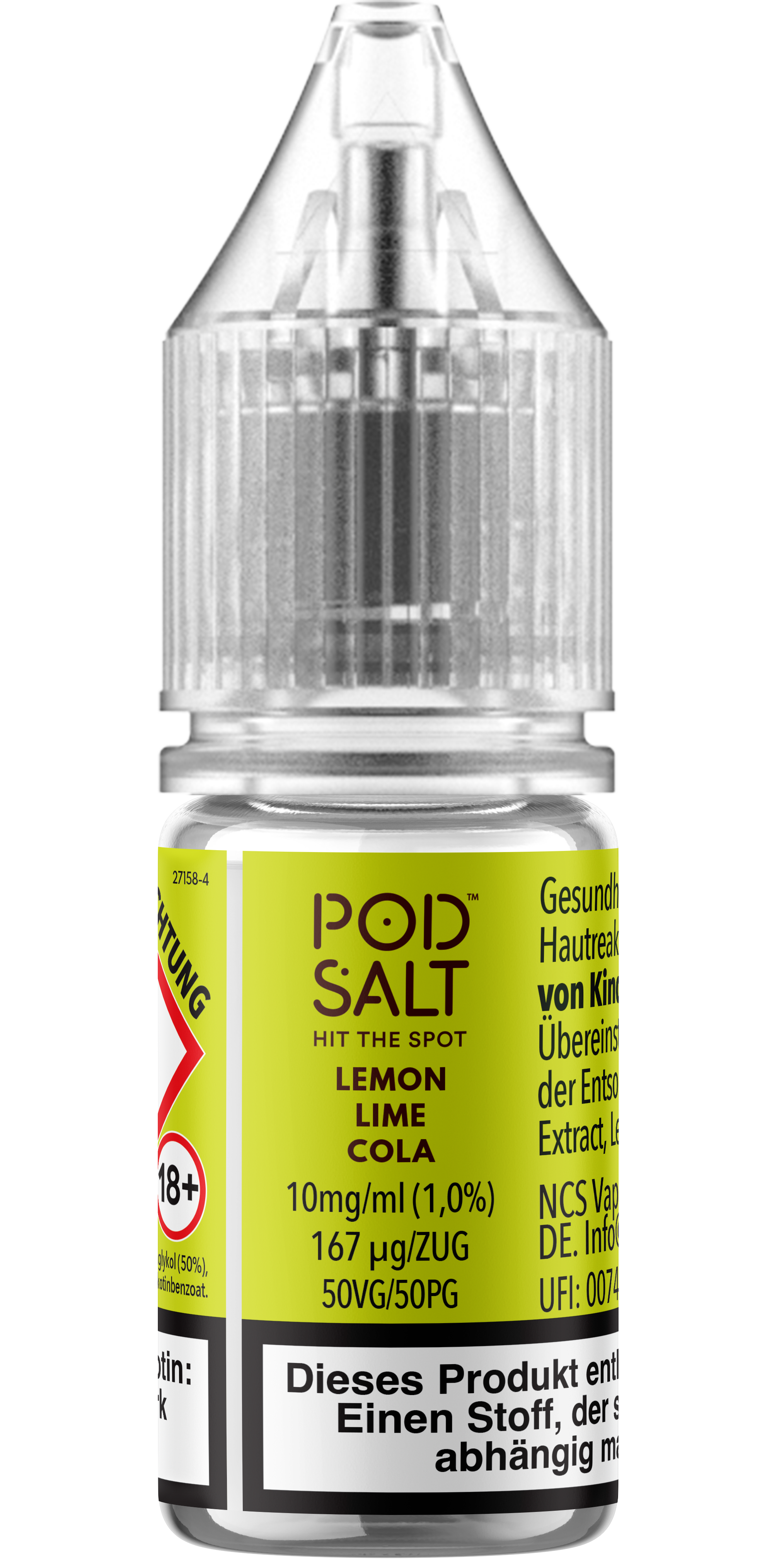 Pod Salt Xtra  Lemon Lime Cola 10mg Nikotinsalz