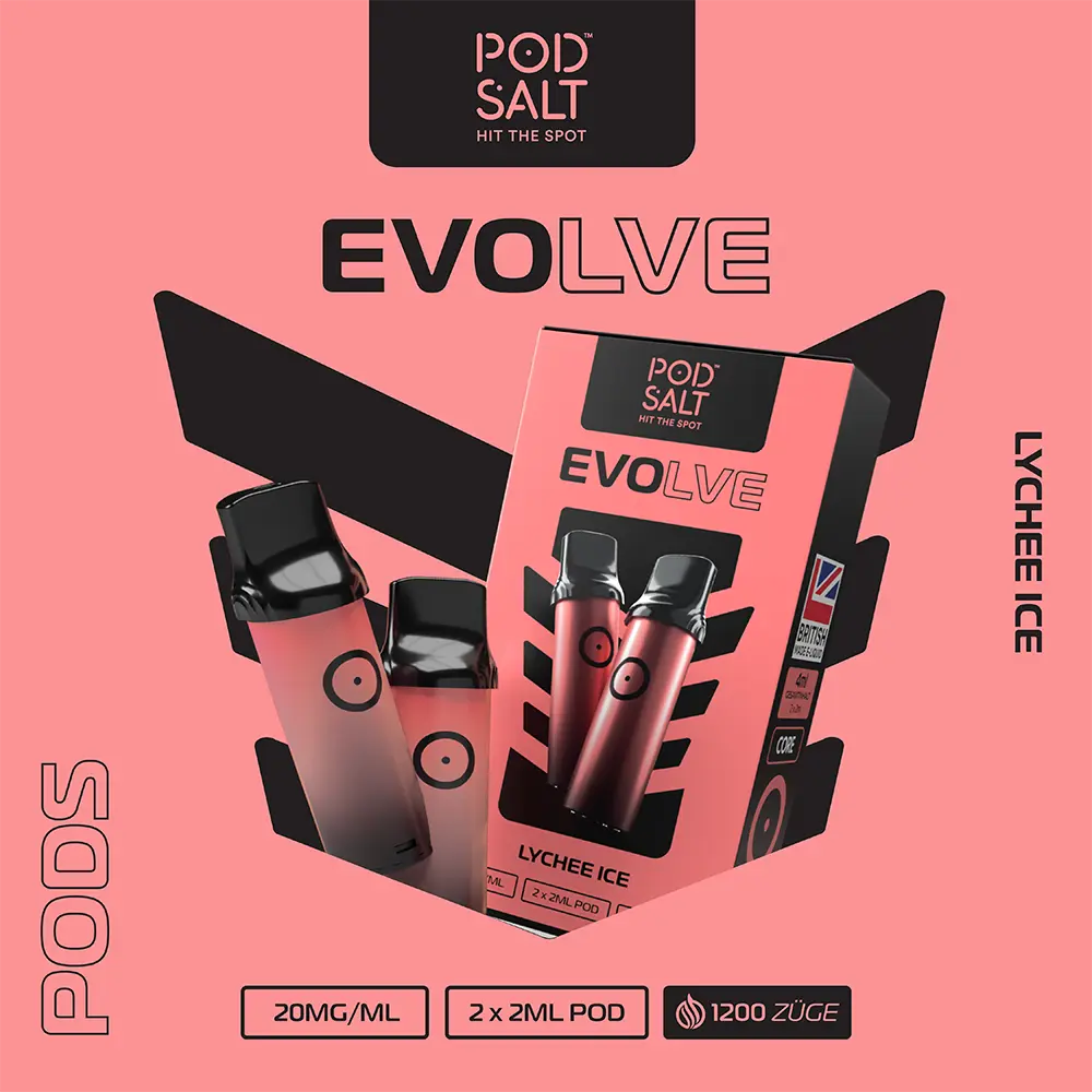 Pod Salt Evolve Pod - Lychee Ice - 20mg Nikotinsalz