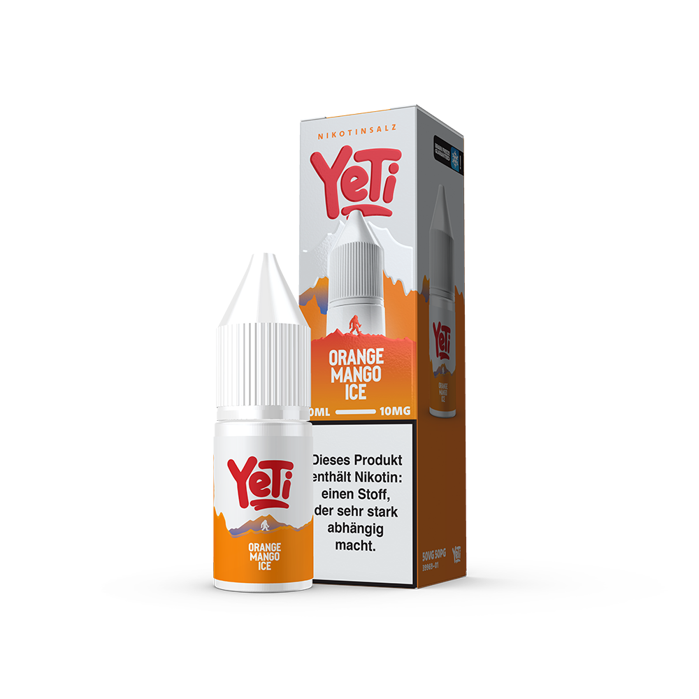 Yeti Summit Nikotinsalz - Orange Mango Ice - Overdosed Liquid 10ml 10mg 