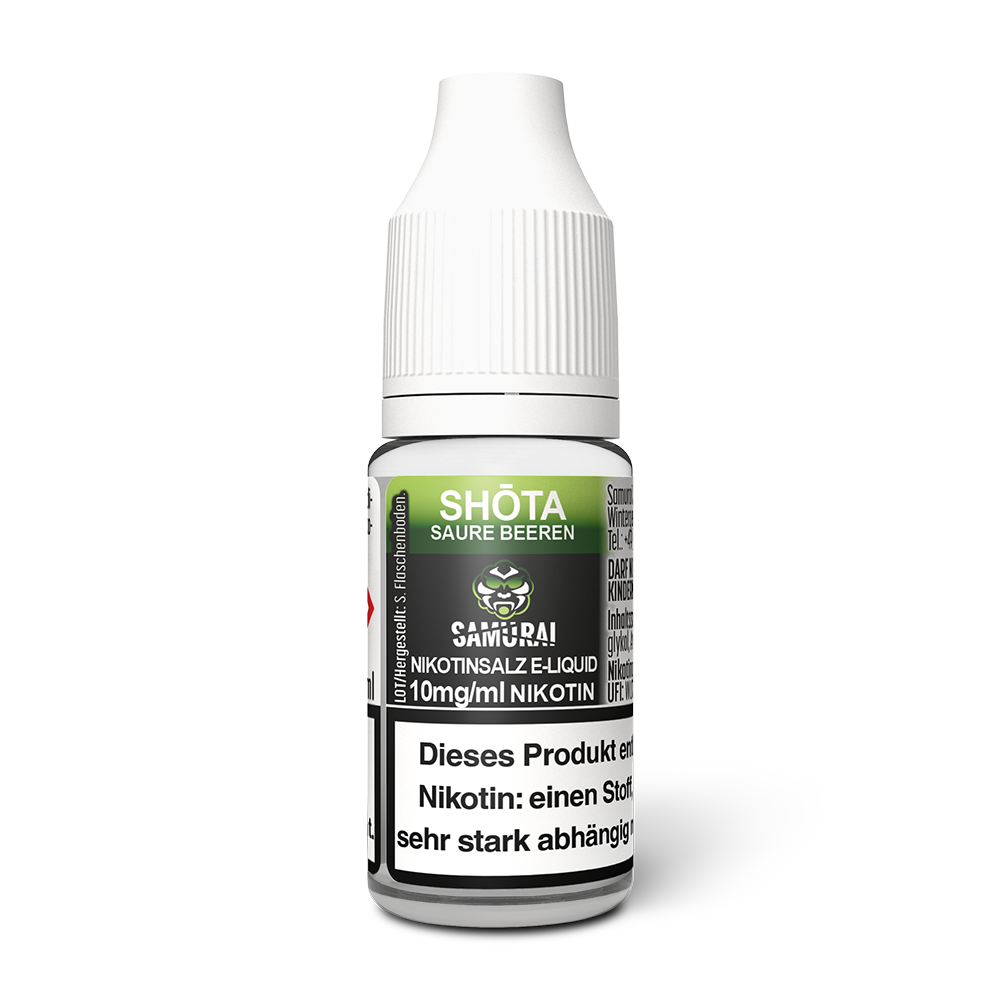 Samurai Shota Saure Beeren Nikotinsalz Liquid 10mg