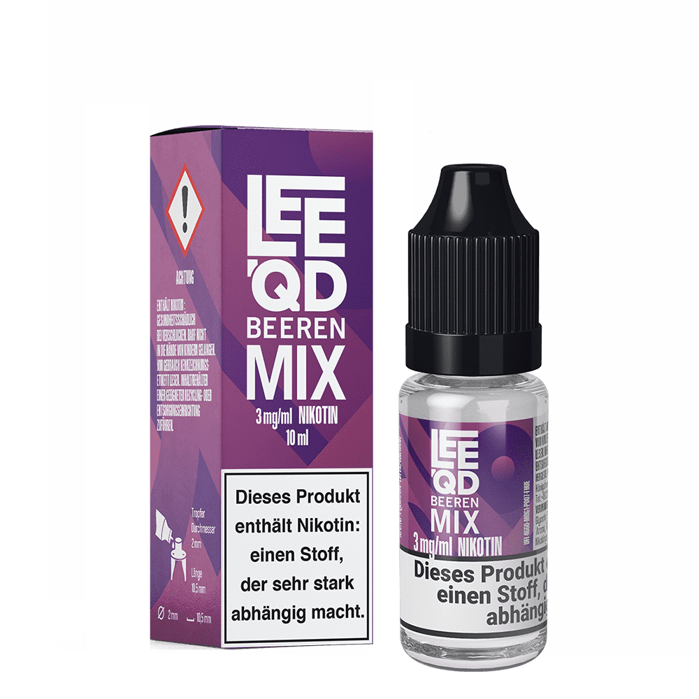 LEEQD Liquid Crazy Beeren Mix 3mg