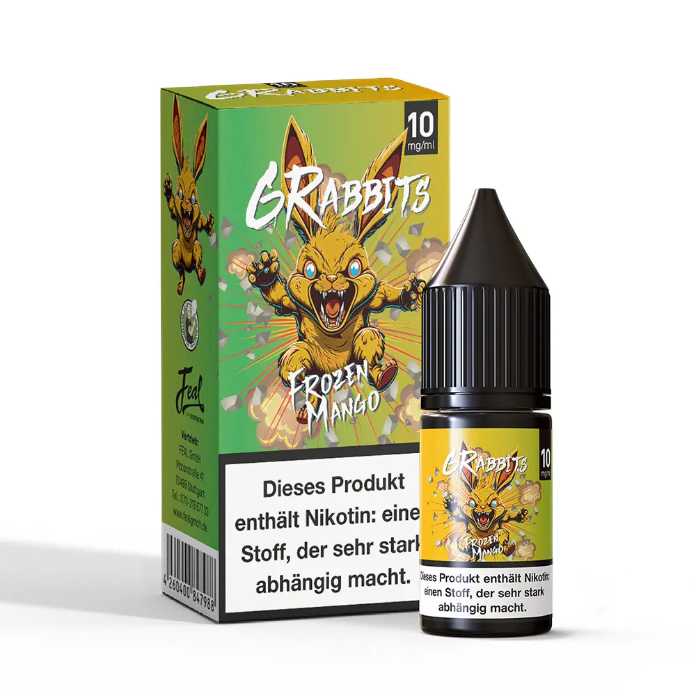 6Rabbits Nikotinsalz - Frozen Mango - 10mg Liquid 10ml 