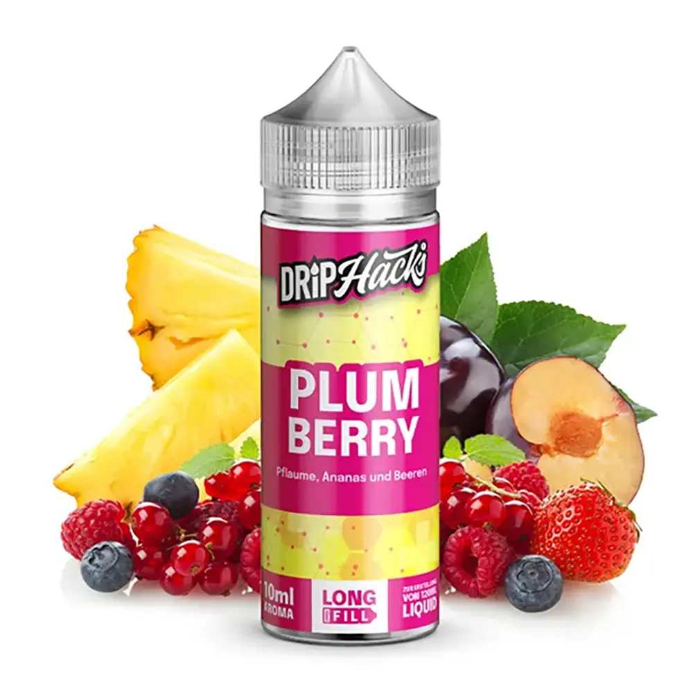 Drip Hacks Plum Berry 10ml in 120ml Flasche 