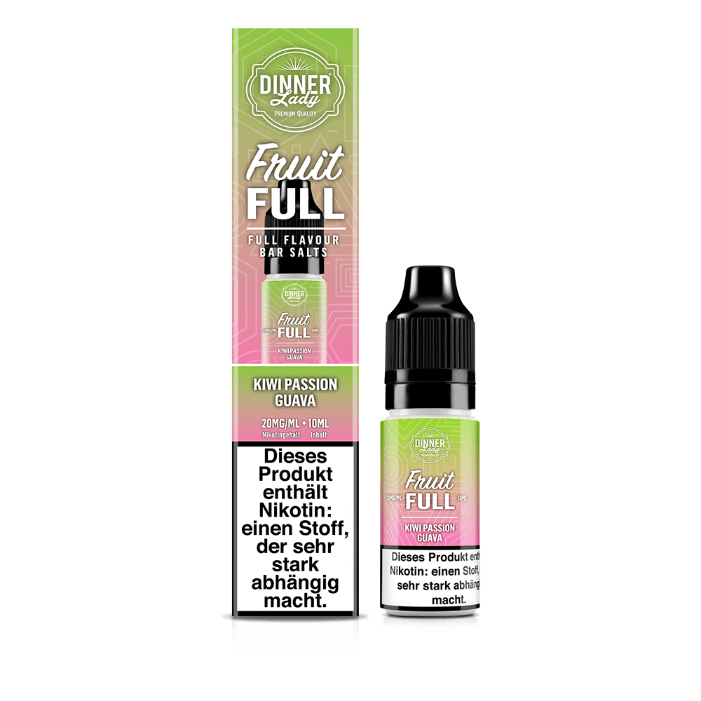 Dinner Lady Fruit Full Nikotinsalz Kiwi Passion Guava 10ml 20mg