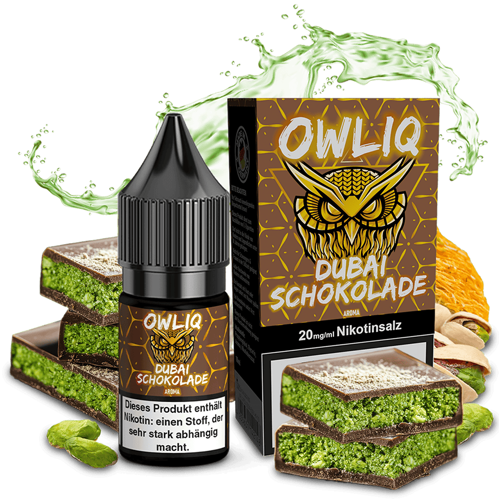 Liquid Dubai Schokolade - OWLIQ Nikotinsalz 20mg