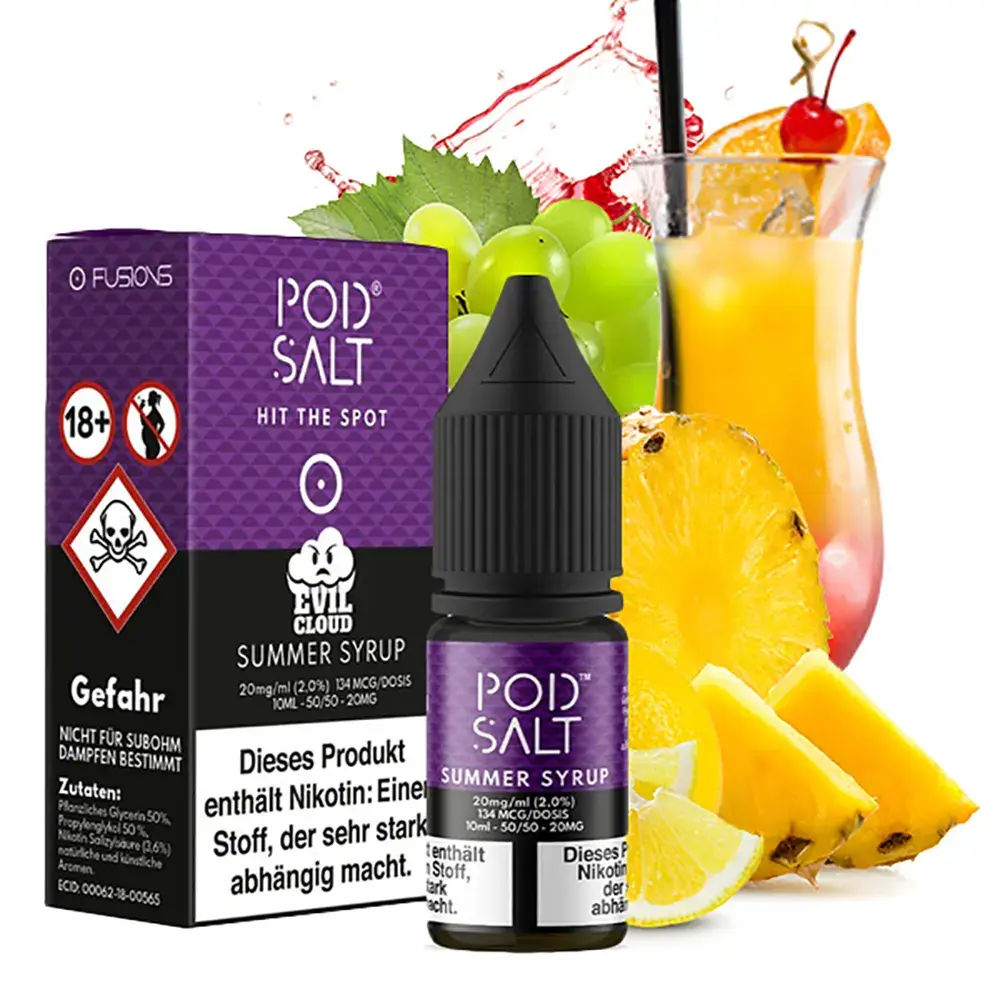 Pod Salt Fusion Summer Syrup 10ml 20mg 