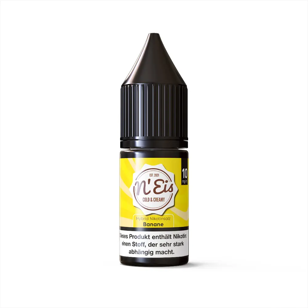 nEis Nikotinsalz - Banane - 10ml Liquid 10mg 