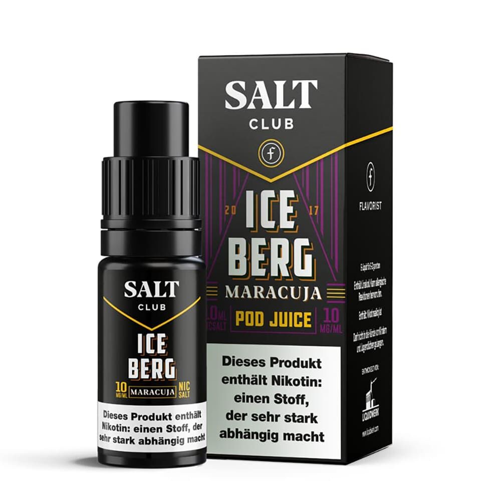 Salt Club Nikontinsalz Flavorist Icberg Maracuja 10ml 20mg