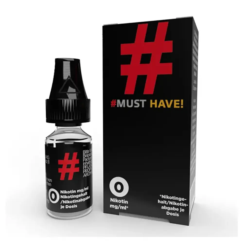 MUST HAVE # HASHTAG 10ml 0mg Liquid 