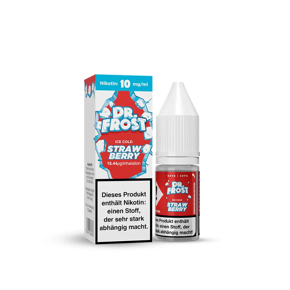 Dr. Frost Nikotinsalz - Ice Cold Strawberry - Liquid 10mg 10ml 