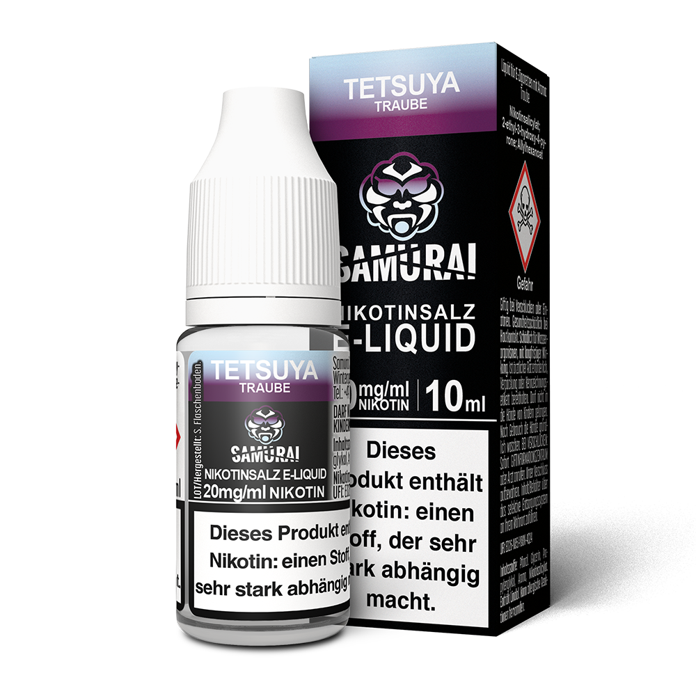 Samurai Tetsuya Traube Nikotinsalz Liquid 20mg