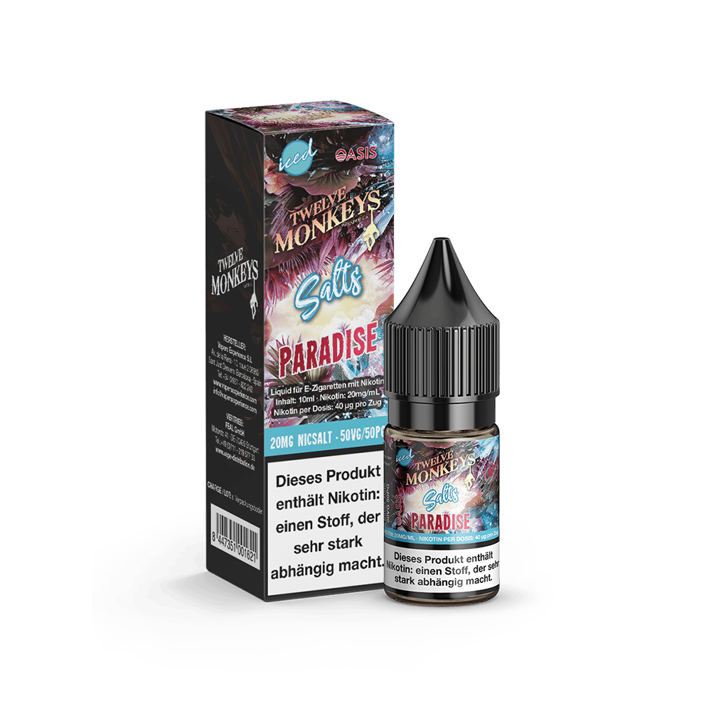 Twelve Monkeys Nikotinsalz - Paradise - 10ml Liquid 20mg 