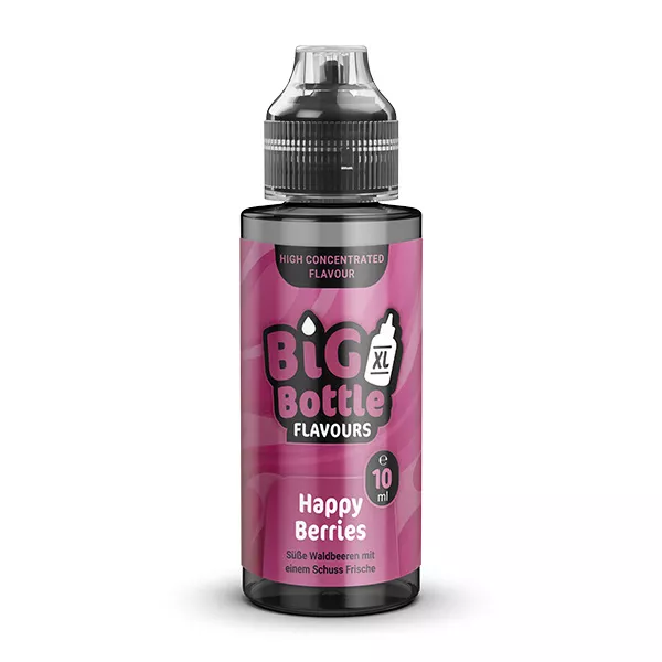 Big Bottle Flavours Happy Berries Aroma 10ml in 120ml Flasche 