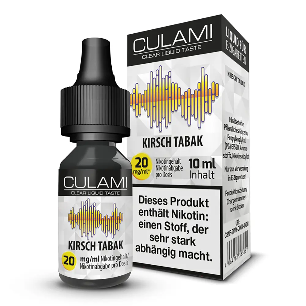 CULAMI Kirsch Tabak 20mg Nikotinsalz 10ml Liquid 