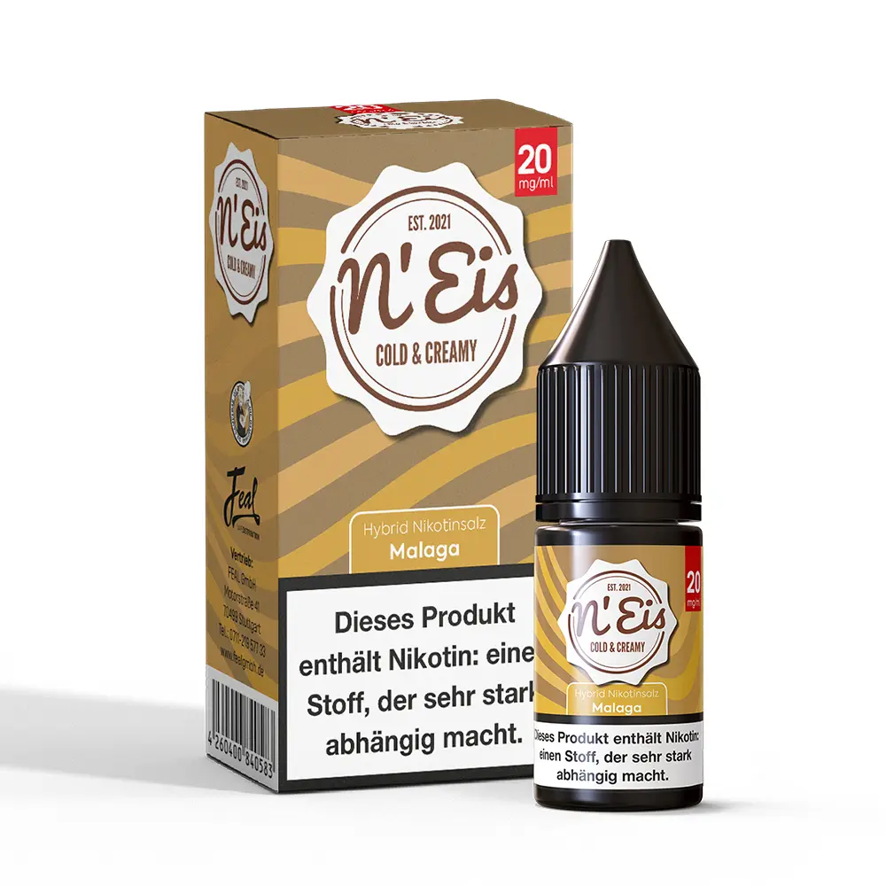 nEis Nikotinsalz - Malaga - 10ml Liquid 20mg 