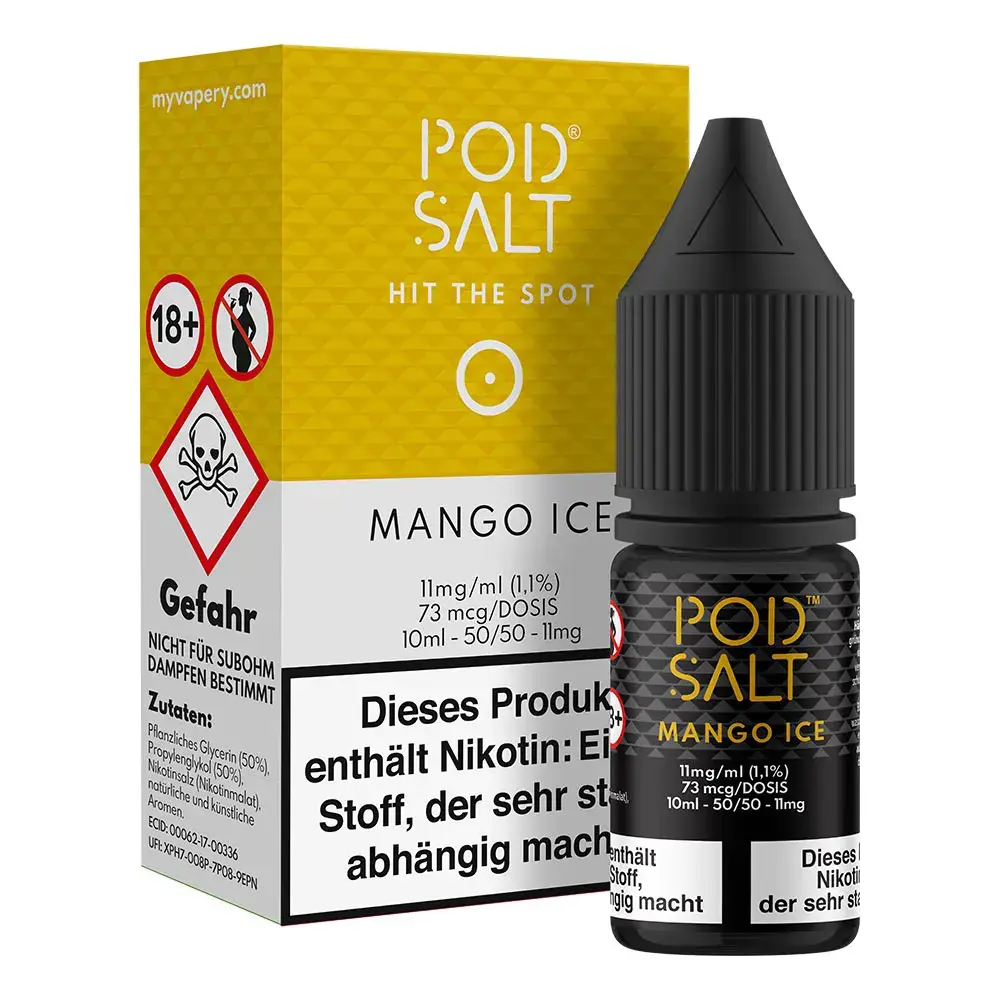 Pod Salt Core Mango Ice 10ml 11mg 