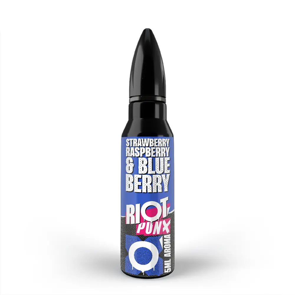 Riot Squad Aroma Longfill - Strawberry, Raspberry & Blueberry - 5ml in 60ml Flasche 