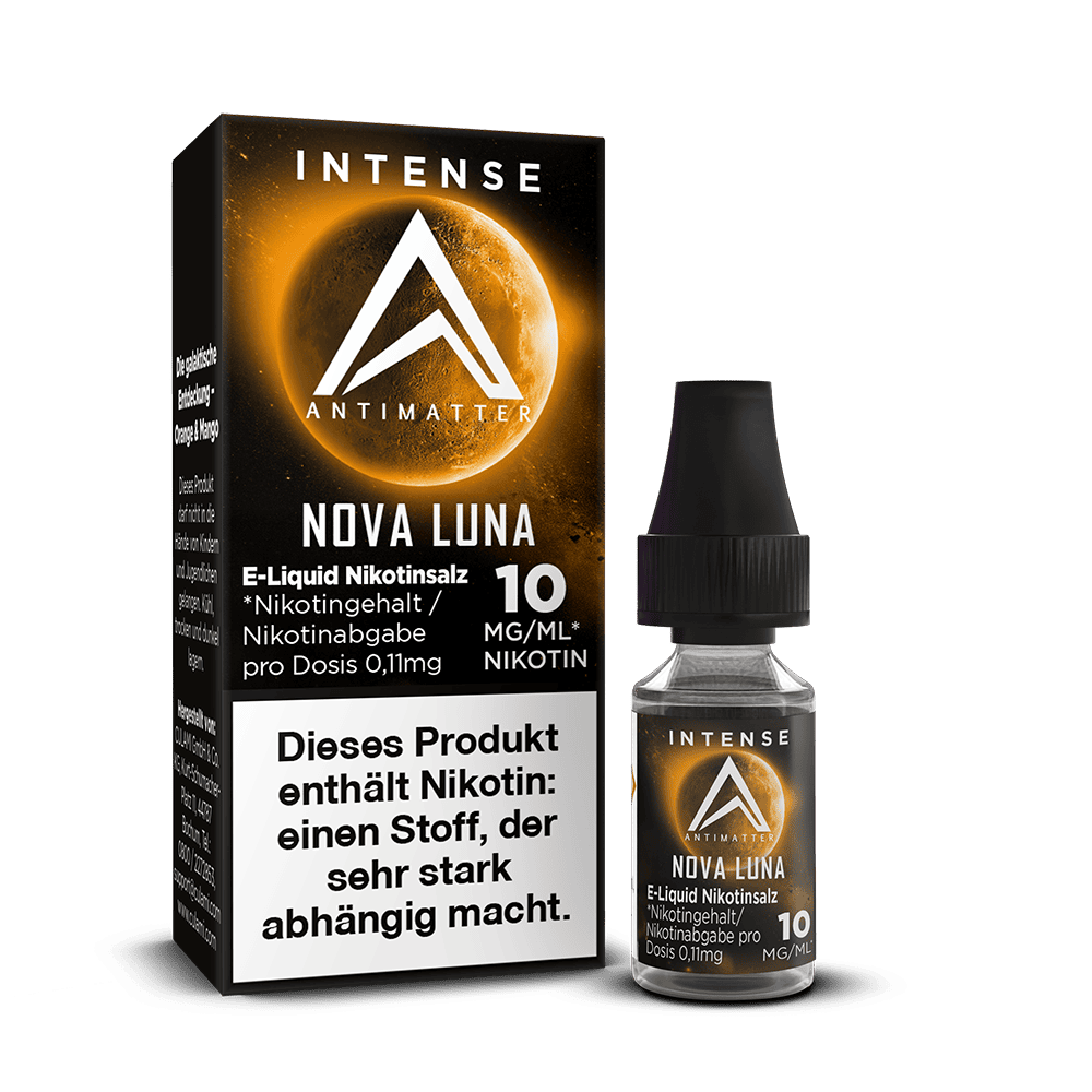 Antimatter Intense Nikotinsalz - Nova Luna - 10mg 10ml Liquid 