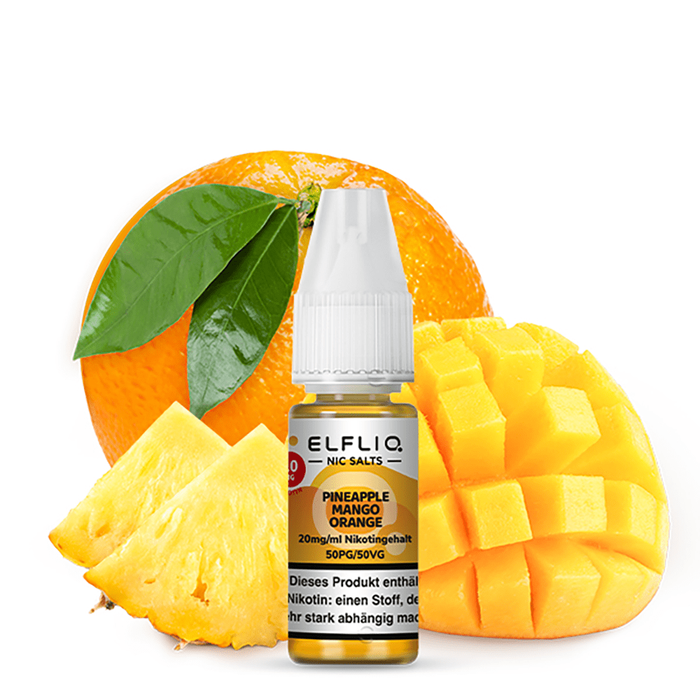 Elfliq by Elfbar Pineapple Mango Orange Nikotinsalz Liquid 20mg