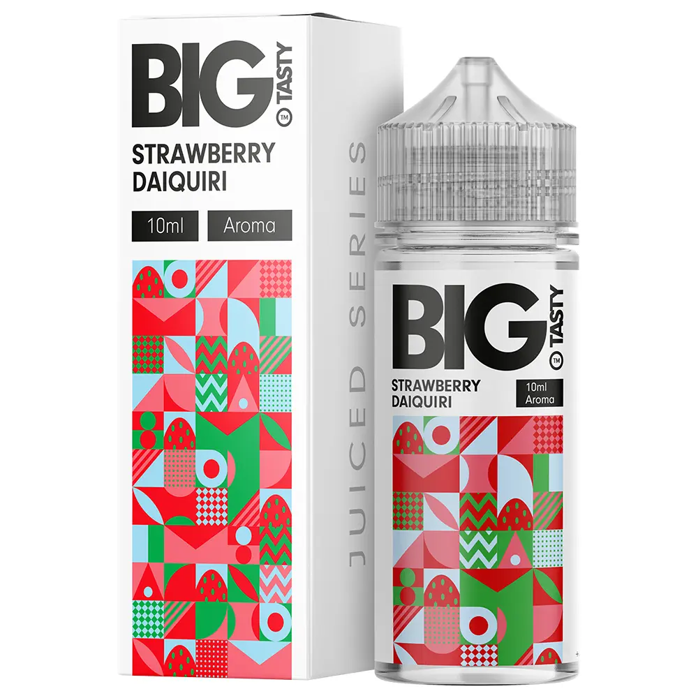 Big Tasty Longfill - Strawberry Daiquiri - 10ml in 120ml Flasche 